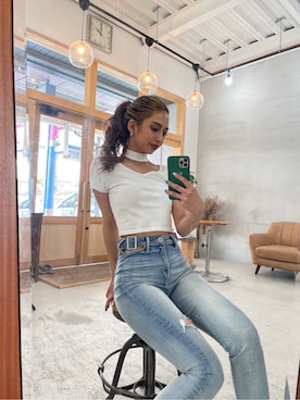 HARUKIさん（レディース・158cm）の夏コーディネート