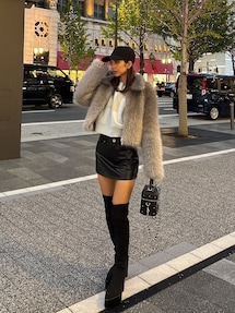 グラデーションECO FURコート｜ジェイダ（GYDA）公式通販｜RUNWAY