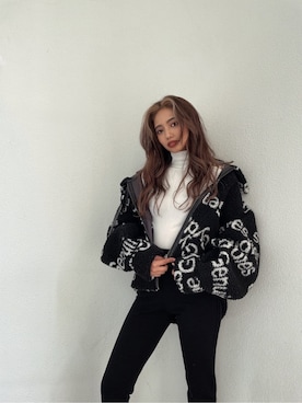 「GYDA（ジェイダ）のアイテム（テーラードジャケット）」を使った、HARUKIさん（レディース・158cm）の秋コーディネート