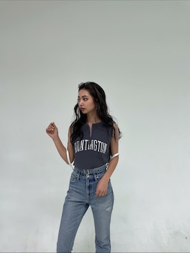 HARUKIさん（レディース・158cm）の夏コーディネート