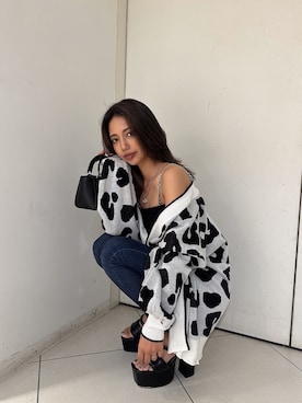 「GYDA（ジェイダ）のアイテム」を使った、harukiさん（骨格ウェーブ・レディース・158cm）の春コーディネート