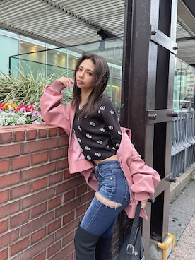 HARUKIさん（レディース・158cm）の冬コーディネート