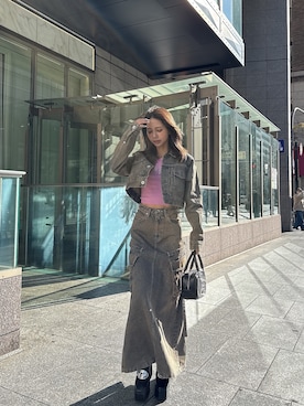 HARUKIさん（レディース・158cm）の冬コーディネート