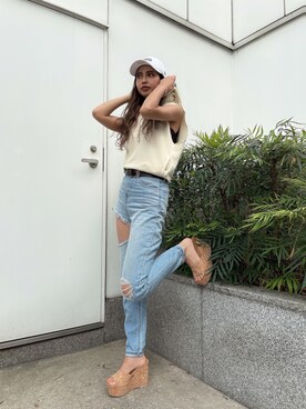 HARUKIさん（レディース・158cm）の夏コーディネート