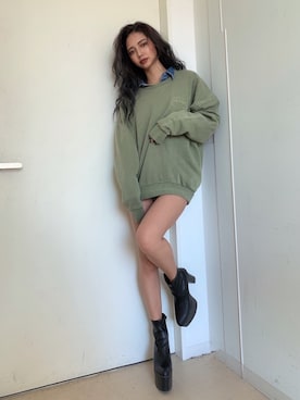 HARUKIさん（レディース・158cm）の冬コーディネート