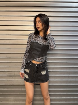 「アイテム（レッグウェア）」を使った、harukiさん（骨格ウェーブ・レディース・158cm）の夏コーディネート