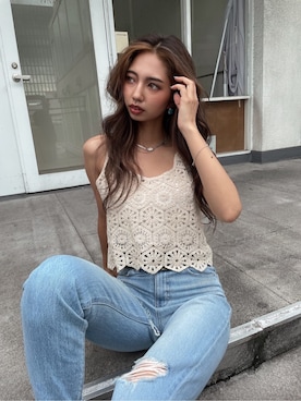 HARUKIさん（レディース・158cm）の夏コーディネート