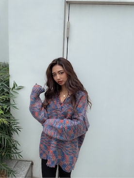 「GYDA（ジェイダ）のアイテム（ピアス（両耳用））」を使った、HARUKIさん（レディース・158cm）の秋コーディネート