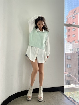 HARUKIさん（レディース・158cm）の冬コーディネート