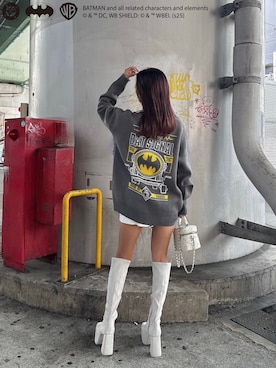 「GYDA（ジェイダ）のアイテム（その他パンツ）」を使った、HARUKIさん（レディース・158cm）の秋コーディネート