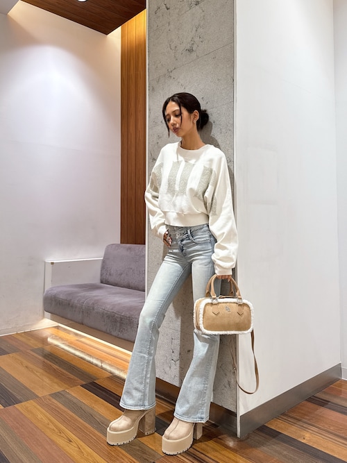 フェイクムートンplatformショートブーツ（ブーツ）｜GYDA（ジェイダ