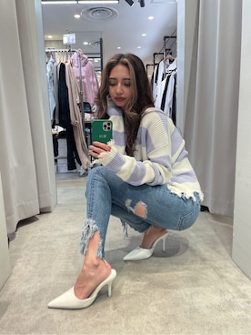 HARUKIさん（レディース・158cm）の冬コーディネート