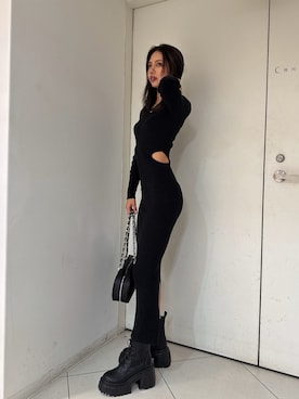 「アイテム（ワンピース/ドレス）」を使った、HARUKIさん（レディース・158cm）の秋コーディネート