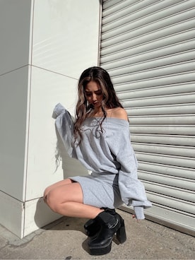 HARUKIさん（レディース・158cm）の冬コーディネート