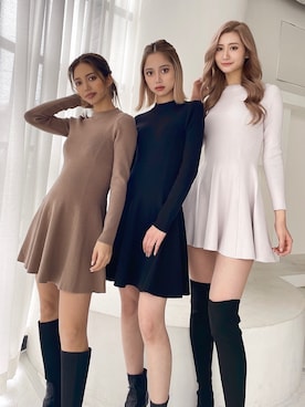 HARUKIさん（レディース・158cm）の冬コーディネート