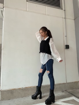 HARUKIさん（レディース・158cm）の夏コーディネート