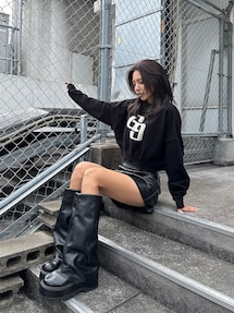 GGインターシャニットトップス｜ジェイダ（GYDA）公式通販｜RUNWAY