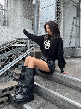 HARUKIさん（レディース・158cm）の秋コーディネート