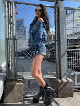 HARUKIさん（レディース・158cm）の冬コーディネート