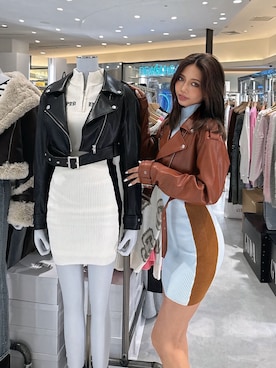 HARUKIさん（レディース・158cm）の冬コーディネート