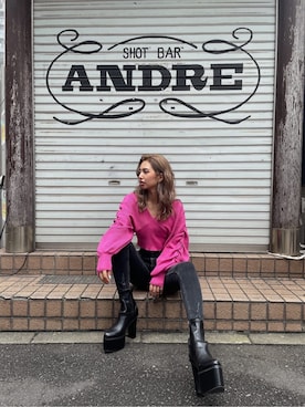 「GYDA（ジェイダ）のアイテム（ピアス（両耳用））」を使った、HARUKIさん（レディース・158cm）の夏コーディネート