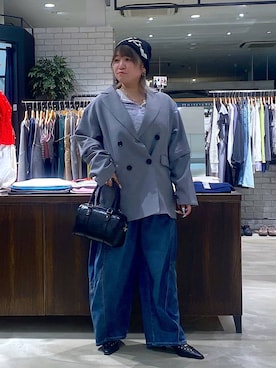 「PAGEBOY（ページボーイ）のアイテム（帽子）」を使った、miii.さん（レディース・151cm）の春コーディネート