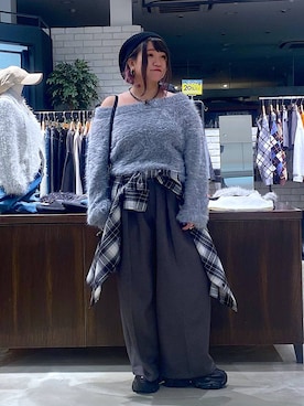 「アイテム（キャミソール）」を使った、miii.さん（レディース・151cm・30代）の秋コーディネート