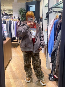 「PAGEBOY（ページボーイ）のアイテム（ブルゾン）」を使った、miii.さん（レディース・151cm）の冬コーディネート