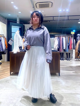 「アイテム（ネックレス）」を使った、miii.さん（レディース・151cm・30代）の冬コーディネート