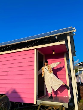 「Hissoのアイテム」を使った、Cyanさん（レディース・154cm）の秋コーディネート