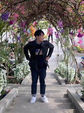 「POLO RALPH LAUREN（ポロ ラルフ ローレン）のアイテム（その他アウター）」を使った、taipei3さん（メンズ・169cm）の春コーディネート