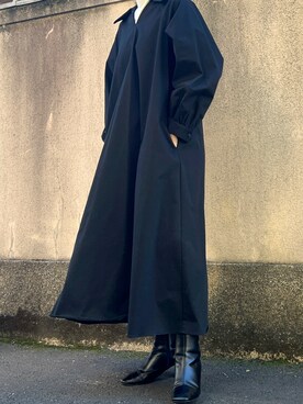 「STUDIOUS（ステュディオス）のアイテム（ブーツ）」を使った、Kさん（レディース・162cm）の秋コーディネート