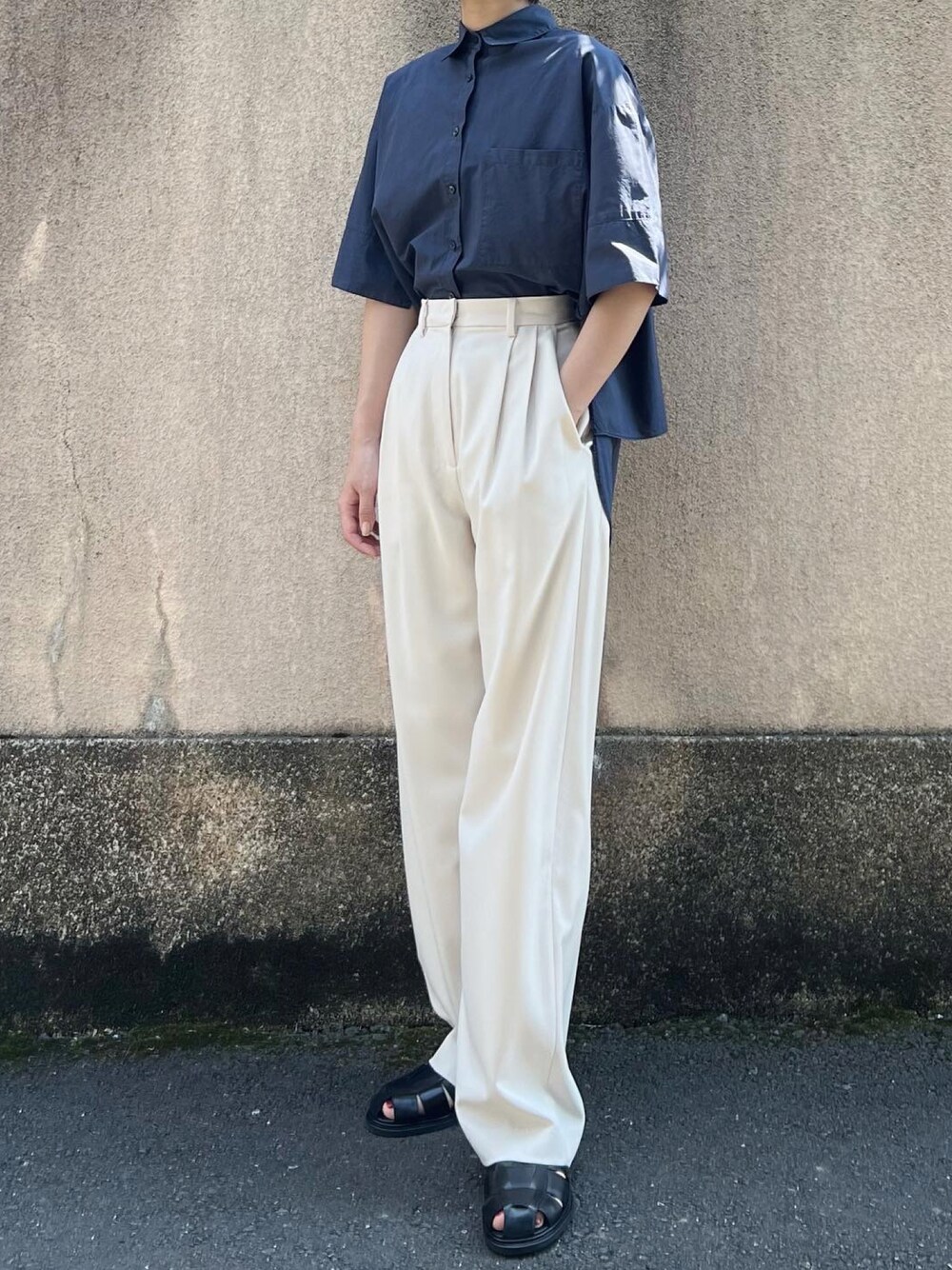 CLANE（クラネ）の「BACK LAYER SHIRT（シャツ/ブラウス）」 - WEAR