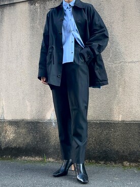 「CLANE（クラネ）のアイテム（ブーツ）」を使った、Kさん（レディース・162cm）の秋コーディネート