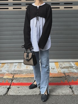 Hayley さん（レディース・164cm）の秋コーディネート