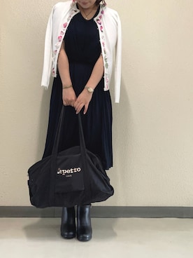 「初秋コーデ」｜「アイテム（レインシューズ）」を使った、halm19さん（レディース・163cm）の秋コーディネート