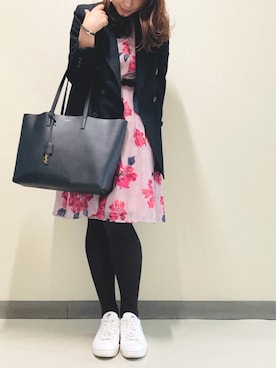 「PROPORTION BODY DRESSING（プロポーションボディドレッシング）のアイテム（ワンピース/ドレス）」を使った、halm19さん（レディース・163cm）の冬コーディネート