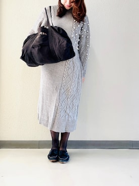 「Re.Verofonna（ヴェロフォンナ）のアイテム」を使った、halm19さん（レディース・163cm）の冬コーディネート