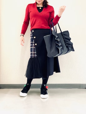 「Re.Verofonna（ヴェロフォンナ）のアイテム」を使った、halm19さん（レディース・163cm）の冬コーディネート