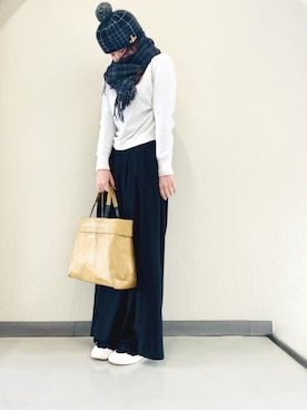 「Re.Verofonna（ヴェロフォンナ）のアイテム」を使った、halm19さん（レディース・163cm）の冬コーディネート