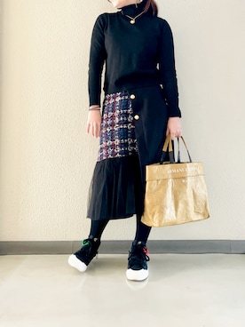 「Re.Verofonna（ヴェロフォンナ）のアイテム」を使った、halm19さん（レディース・163cm）の冬コーディネート