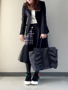 「Re.Verofonna（ヴェロフォンナ）のアイテム」を使った、halm19さん（レディース・163cm）の冬コーディネート
