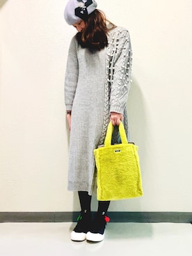 「Re.Verofonna（ヴェロフォンナ）のアイテム」を使った、halm19さん（レディース・163cm）の冬コーディネート