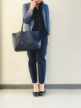 「LANVIN collection（ランバン コレクション）のアイテム」を使った、halm19さん（レディース・163cm）の冬コーディネート