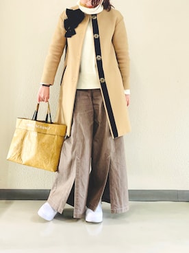 「Re.Verofonna（ヴェロフォンナ）のアイテム」を使った、halm19さん（レディース・163cm）の冬コーディネート