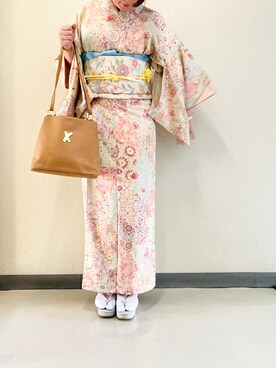 「Calen Blosso（カレンブロッソ）のアイテム」を使った、halm19さん（レディース・163cm）の冬コーディネート