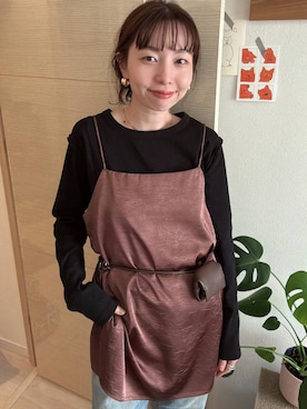 「eL（エル）のアイテム」を使った、mizkさん（レディース・162cm）の春コーディネート