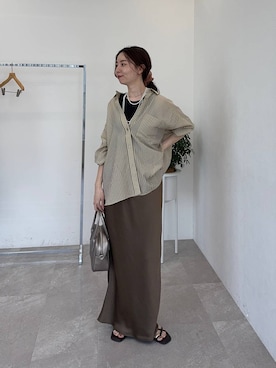 「アイテム（シューズ）」を使った、mizkさん（レディース・162cm・30代）の夏コーディネート