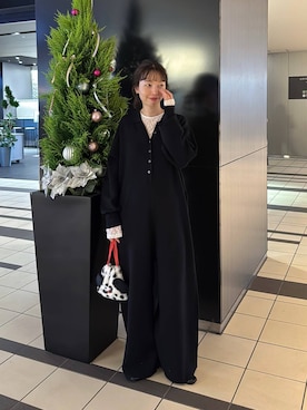 「アイテム（オールインワン・サロペット）」を使った、mizkさん（レディース・162cm・30代）の秋コーディネート