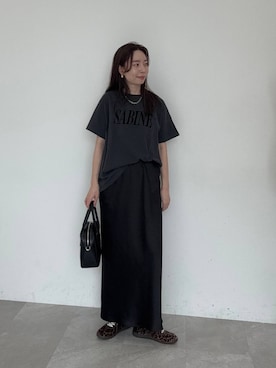 「LEPSIM（レプシィム）のアイテム」を使った、mizkさん（レディース・162cm）の夏コーディネート